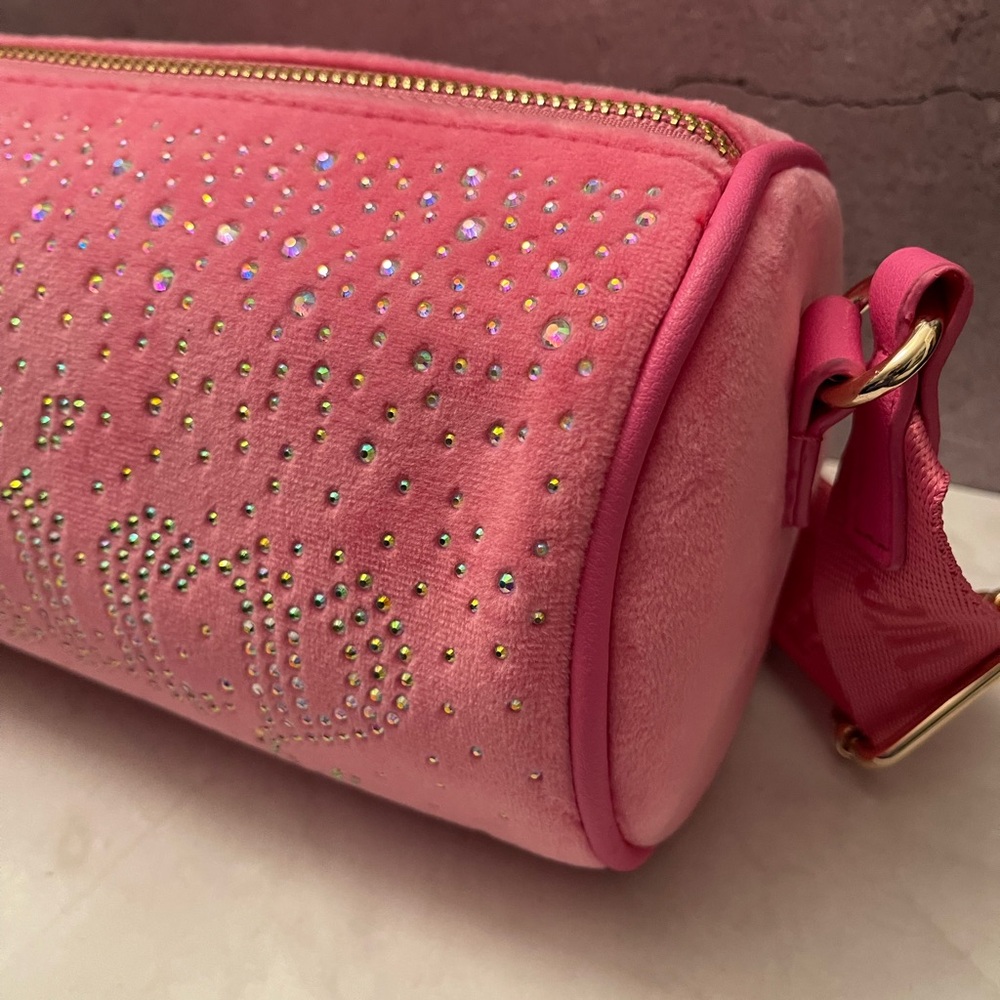 ❌SOLD JUICY COUTURE LET IT SHINE ROLL BAG JUICY PINK  NWOT - Picture 10 of 15